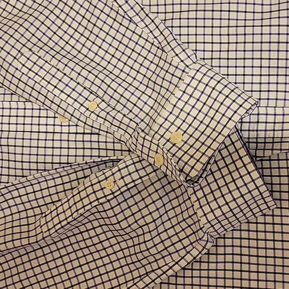 PETER MILLAR NANOLUXE EASYCARE BUTTON DOWN SHIRT....XL - Picture 8 of 10